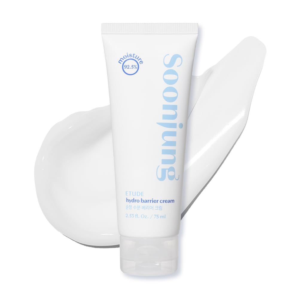 ETUDE Soon Jung Hydro Barrier Cream N, Weakly Acidic Fragrance-Free Gel Cream with Panthenol and Madecassoside for Sensitive Skin, 75 mL