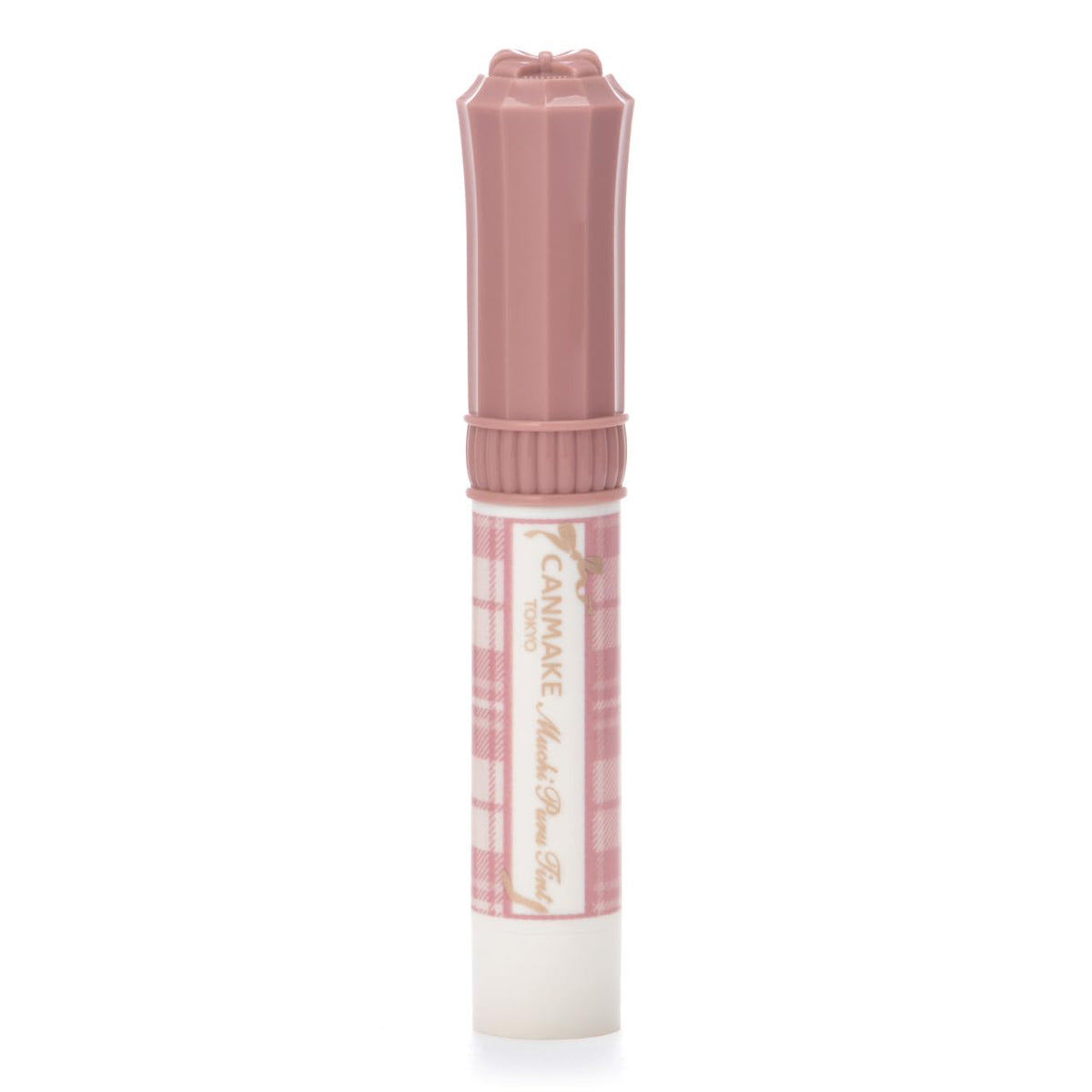 Canmake Muchi Puru Tint, Glossy Plumping-Look Lip Tint Stick with Cooling Feel and Honey, Shea and Argan Oil, 2.5 g