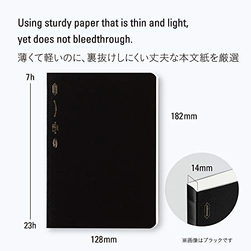 STALOGY 365Days Notebook B6 — Black — Amazon Japan source image 4