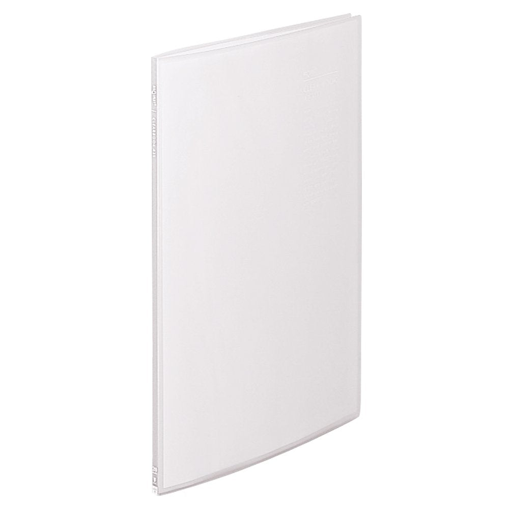 Lihit Lab Clear Book 20 Pockets, Vertical Top-Loading Display Book in A3L 11 x 334 x 452 mm or B4L 11 x 286 x 407 mm, Clear or Blue