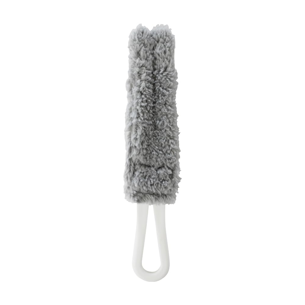 Azuma Air Conditioner Gap Cleaner Body, Washable Mop Head Wipes Mould and Dust from Vents and Louvres, About 15.5 cm Head, Grey