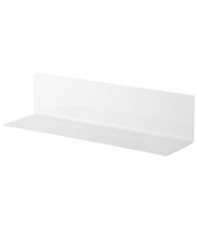 Yamazaki Tower Magnetic Wide Kitchen Shelf, 50 cm Steel Wall Shelf for Fridges and Steel Panels, 50 x 14 x 12 cm and 1.8 kg, Holds 4 kg, White or Black, Single or Set of 2