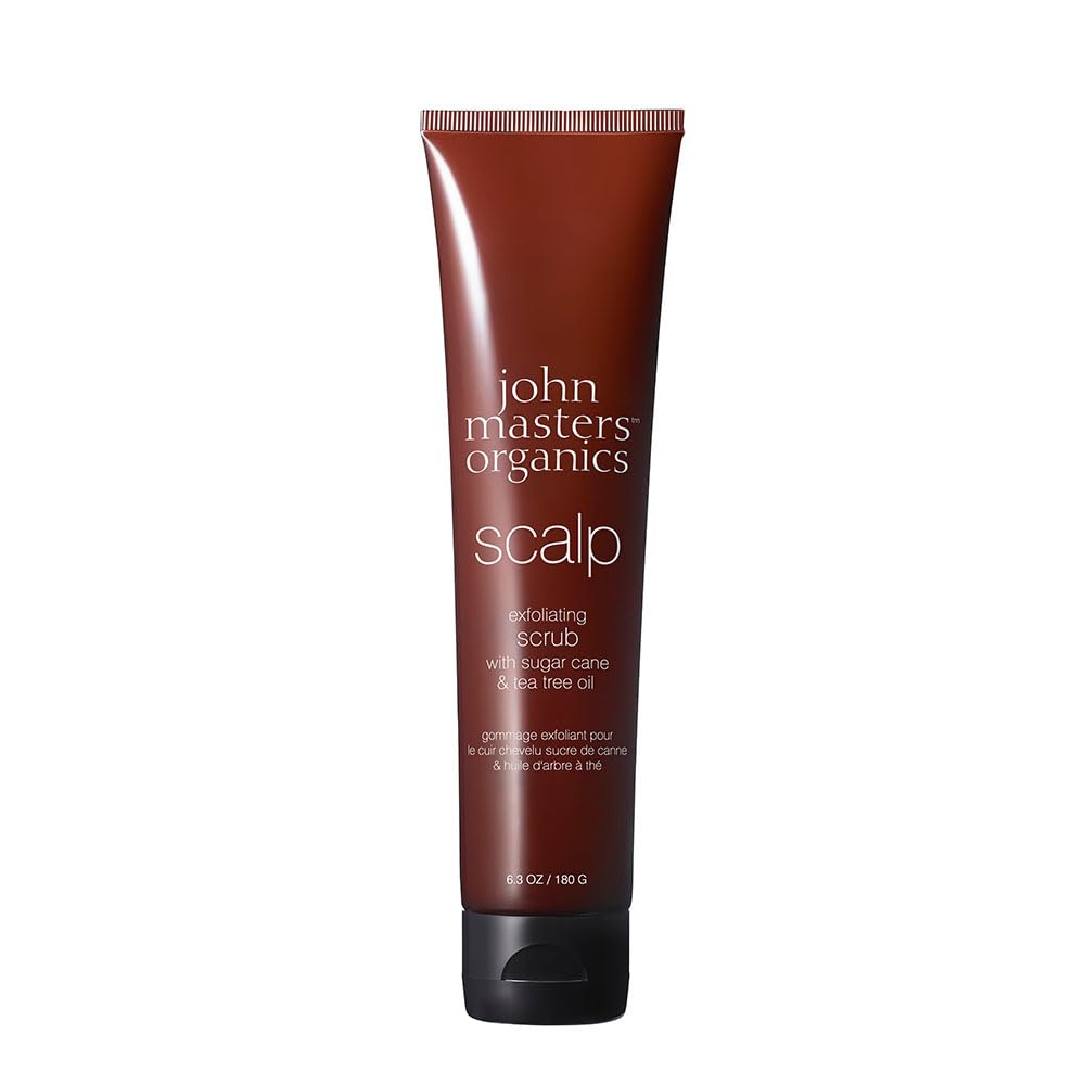 John Masters Organics Scalp Exfoliating Scrub with Sugar Cane and Tea Tree Oil, 180 g