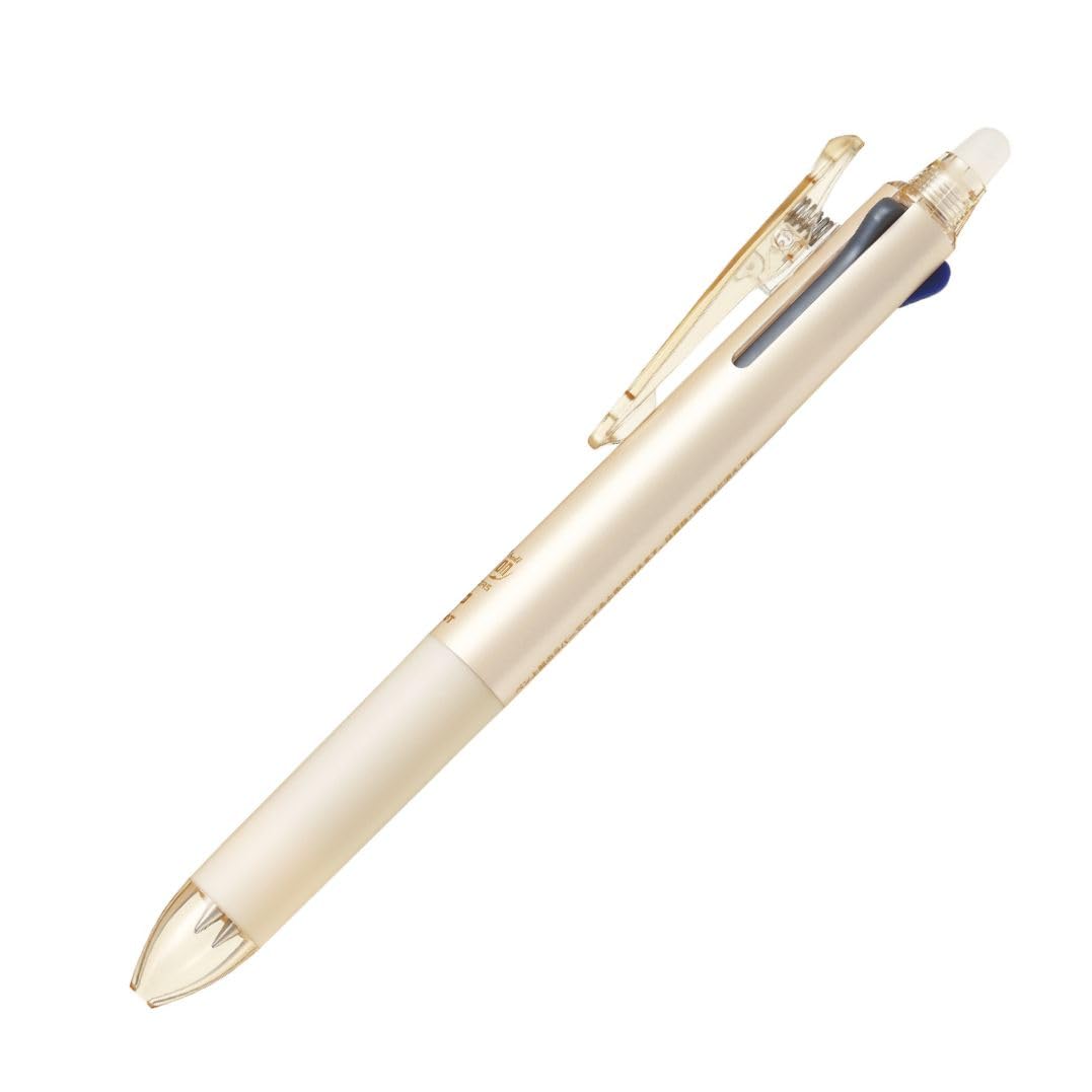 PILOT Frixion Ball 3 Slim 0.38 mm Erasable 3-Colour Ball Pen, Black, Red and Blue Ink, 12.8 mm Slim Body, 144.9 mm, Pearl Green, Orange, Pink, Violet, Blue, Silver or Clear