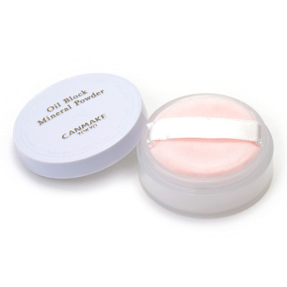 Canmake Oil Block Mineral Powder, Loose Face Powder 95 Percent Mineral that Prevents Oil Breakdown and Keeps Skin Smooth, 3 g