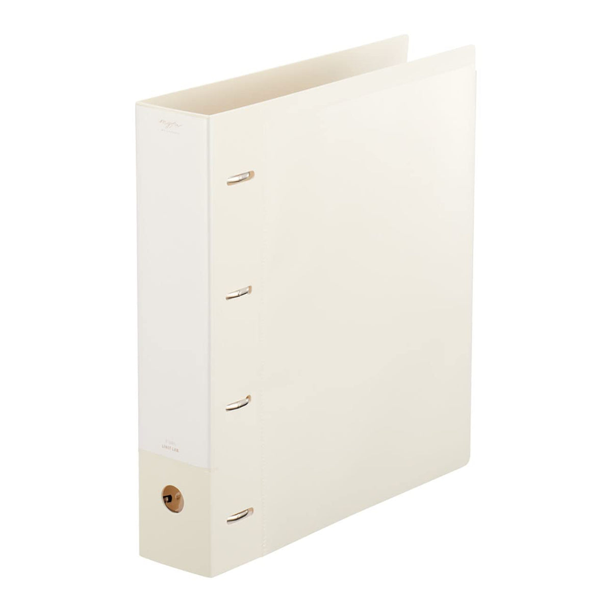 Lihit Lab Collection Ring File, Mini, A5, A5 Wide, A4, A4 Wide or A4 Super-Wide with 2 or 4 Rings and Polypropylene Cover for Cards, Photos and Papers, Jet Black or Milky White