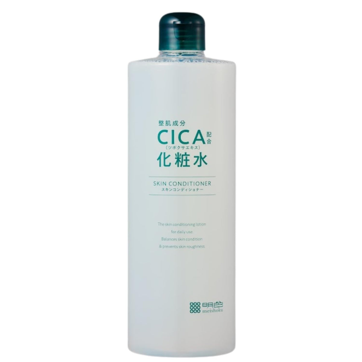 Meishoku CICA Skin Conditioner Lotion with Centella Asiatica Extract and Eight Plant Extracts, Weakly Acidic Face and Body Toner, Mineral-Oil-Free, 500 mL