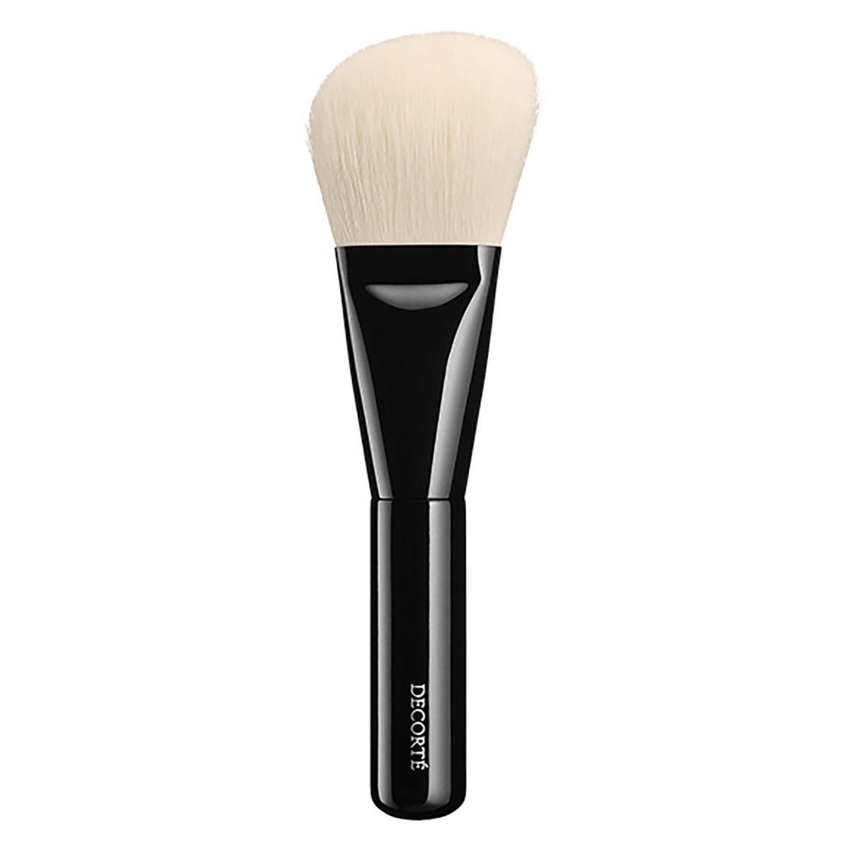 Decorté Skin Fusion Face Brush, Large Soft Face Brush with Glossy Black Handle