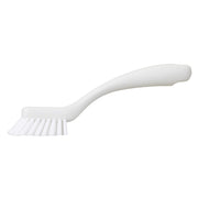 Marna Gap and Groove Bath Brush, Mini Angled Brush for Drains, Taps and Corners with a Hanging Hole, About 20.4 cm Long, White or Grey