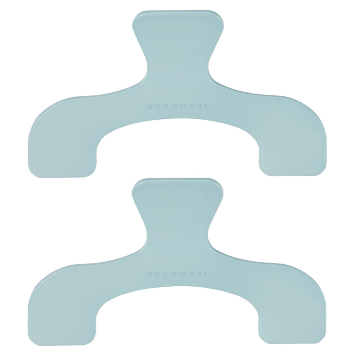 Sunstar Ukanmuri Book Page Clip, ABS Clip that Holds a Book Open at Two Points Without Hiding the Middle, Standard 120 x 76 x 40 mm or Mini 72 x 47 x 25 mm, Six Colours, Single or Set of 2