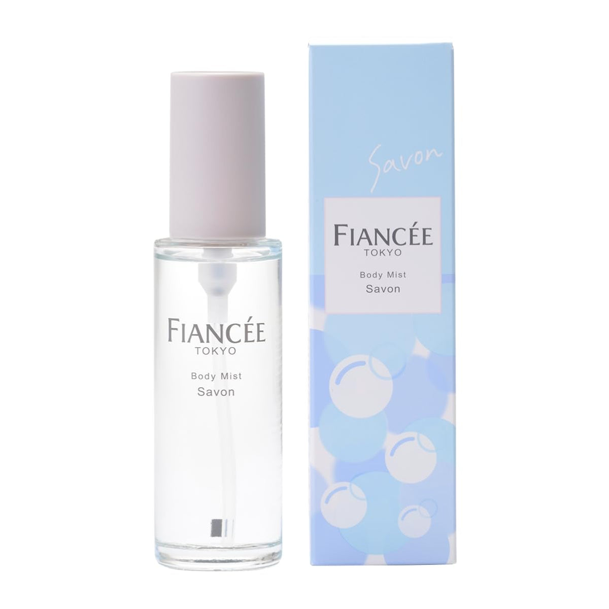 Fiancee Body Mist Eau de Cologne, 50 mL Pump Spray Bottle in Eight Scents: Pure Shampoo, Baby Puff Puff, White Tea, White Musk, Muscat Parfait, UI Lilac, Shabon or Pure Mellow Shampoo