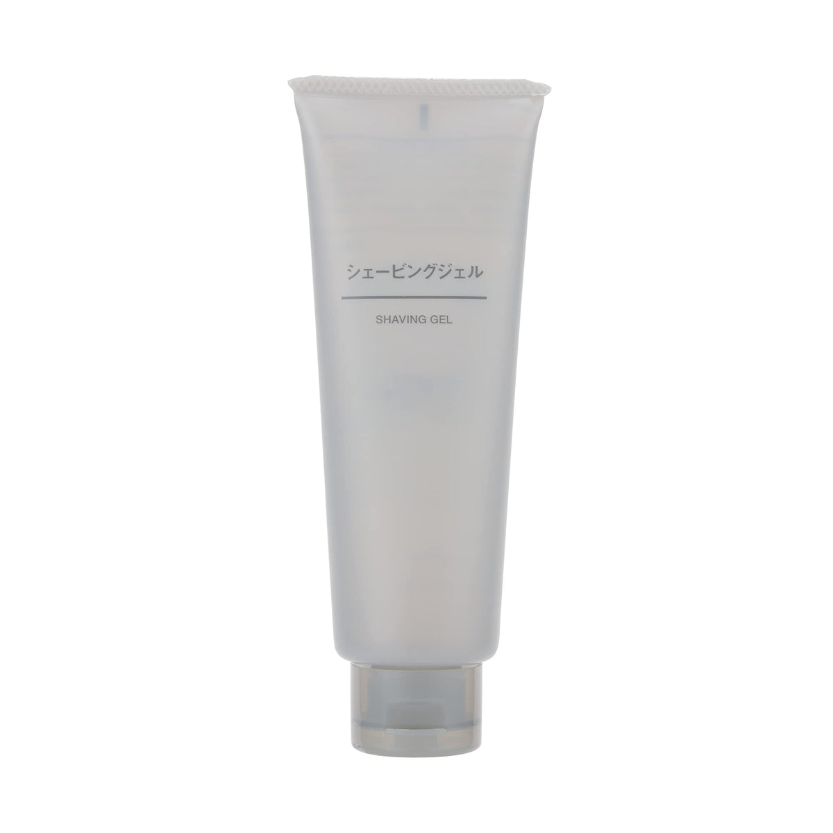 Muji Shaving Gel 120 g, Thick Moisturising Shaving Gel with Aloe Vera and Repijure, Fragrance-Free Additive, Alcohol-Free and Paraben-Free