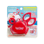 Green Bell Utility Scissors — Refrigerator-Mounted Crab Case