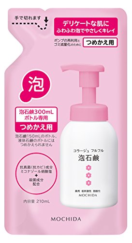 Collage Full Foaming Soap, Pink, Refill, 210ml
