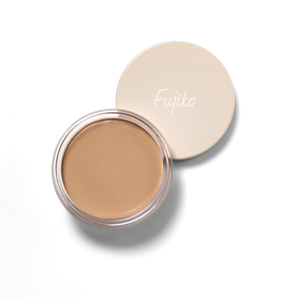 Fujiko Poreless Pore-Covering Cream, Beige Makeup Base and Touch-Up Primer for Pores and Redness, 10 g