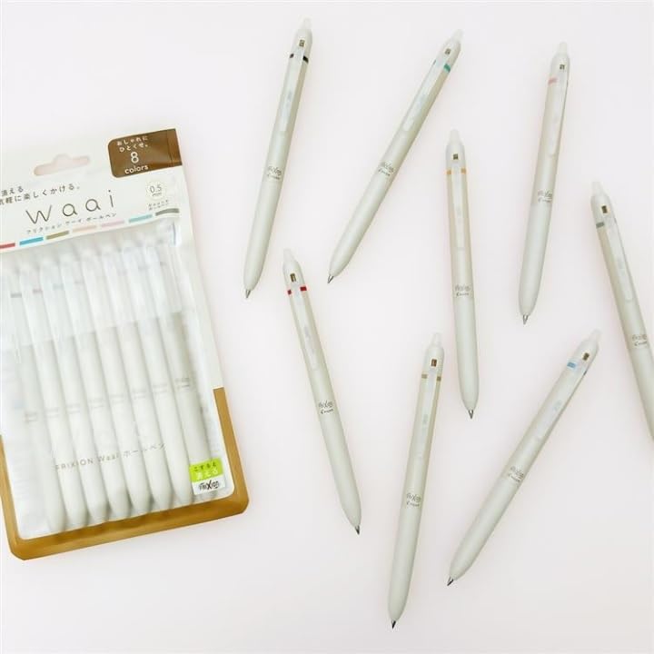 Pilot FRIXION Waai 0.5mm 8-Color Set — 2 Packs — Amazon Japan source image 2