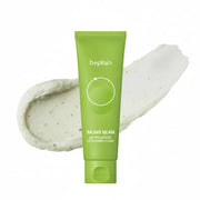 beplain Mung Bean pH-Balanced Cleansing Foam, Unscented Weakly Acidic Face Wash with Mung Bean Powder, 80 mL