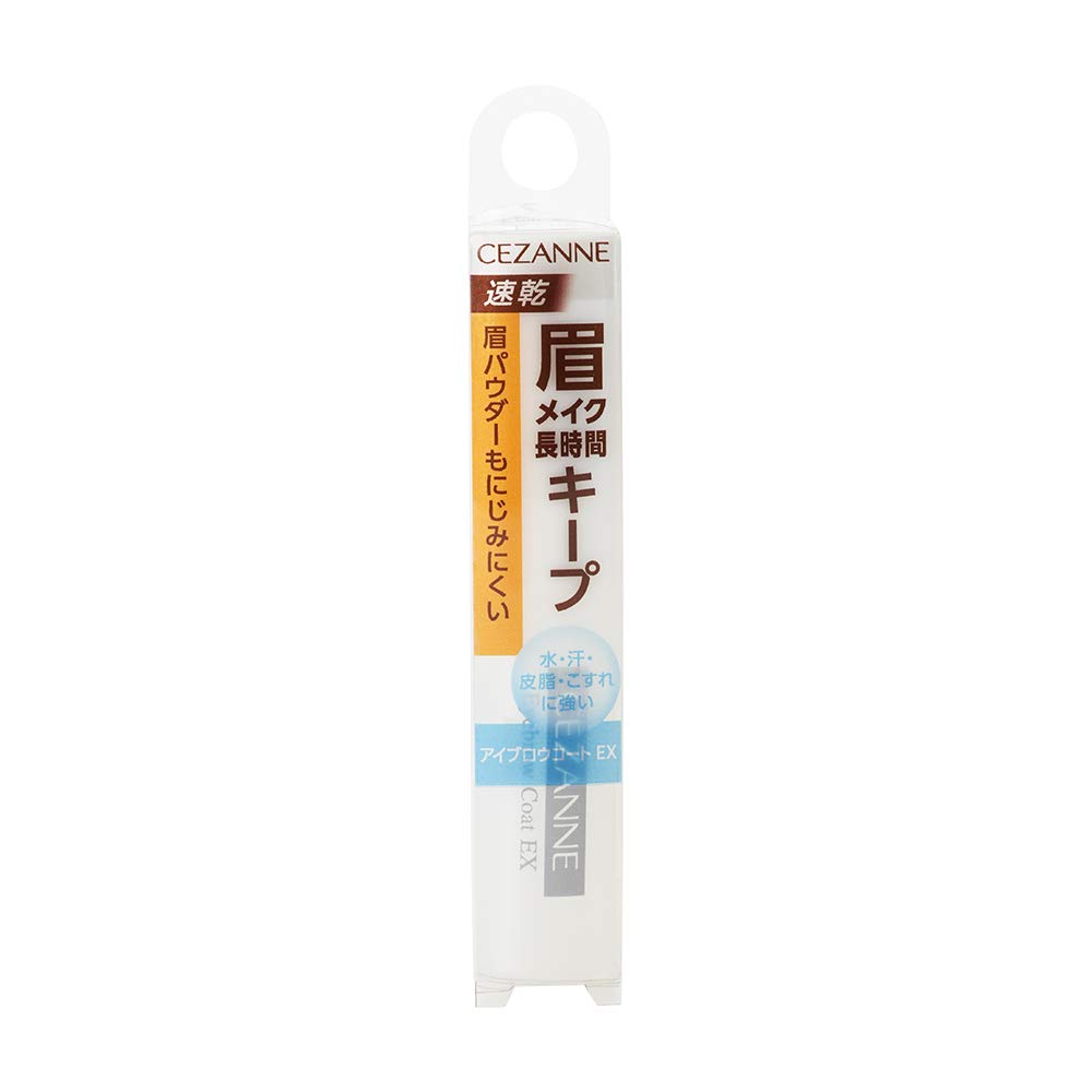 Cezanne Eyebrow Coat EX 5.5 mL, Quick-Dry Clear Brow Makeup Fixer with 16 Serum Ingredients, Water, Sweat and Sebum Resistant