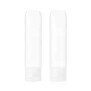 Muji Polyethylene Petit Tube S, Pack of 2, Small Refillable Travel Squeeze Tubes for Cream and Lotion, Made in Japan
