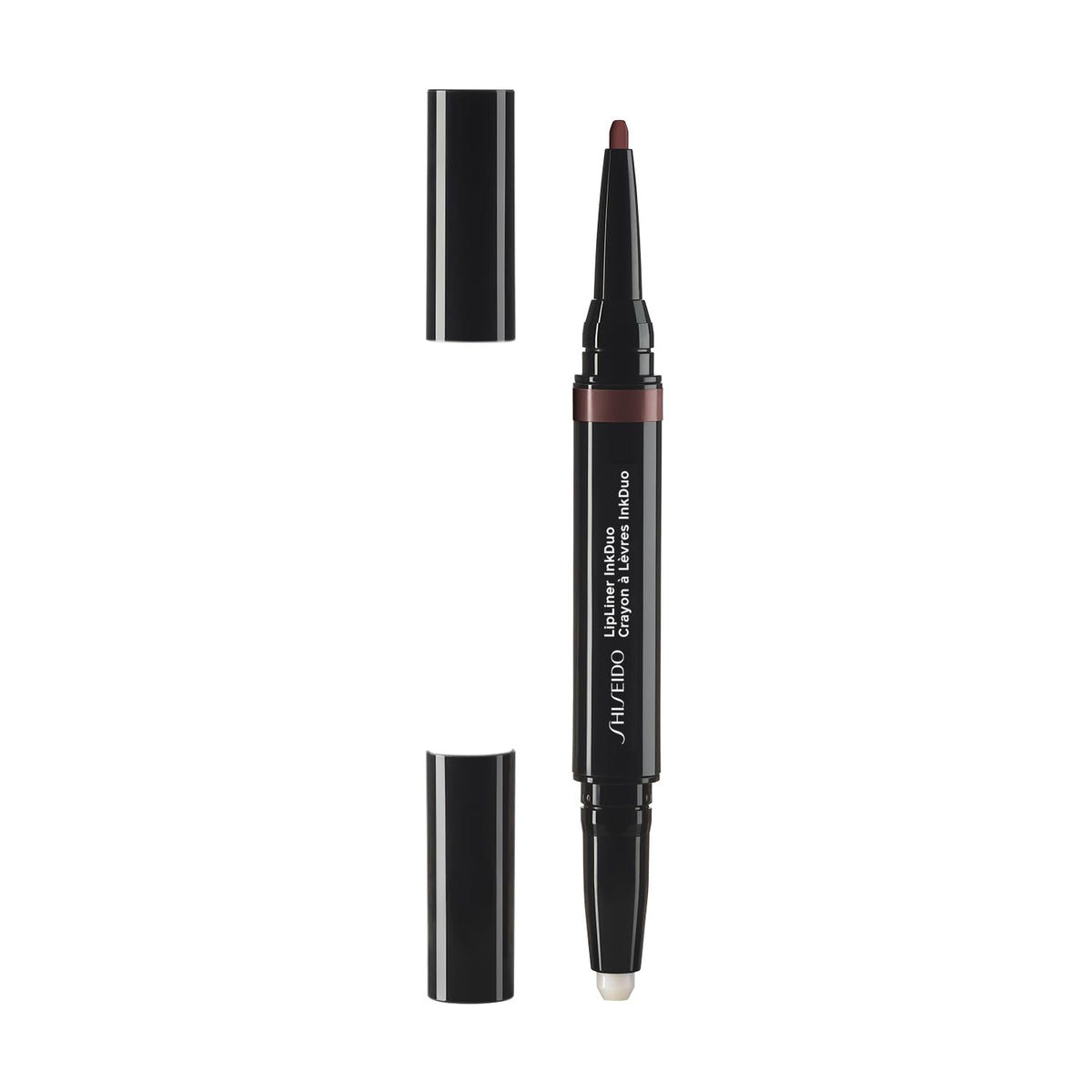 Shiseido Lip Liner InkDuo, Two-in-One Lip Primer and Lip Pencil with Slim Retractable Tip, 8 Shades, 0.9 g Pencil and 0.2 g Primer