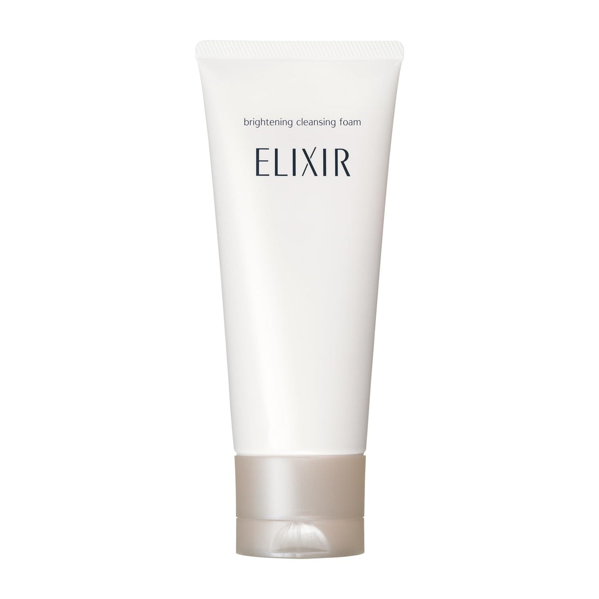 Shiseido Elixir White Brightening Cleansing Foam, Quasi-Drug Medicated Face Wash with Vitamin C Granules, 145 g Tube