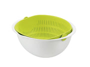 Akebono Miracle Strainer Bowl MZ-3510 — Large Green — Amazon Japan source image 1