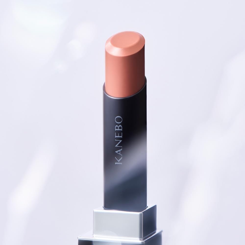 Kanebo Rouge Star Vibrant V09 Innocent Mood, Glossy Long-Wearing Moisturising Lipstick 3.7 g in a Black Case