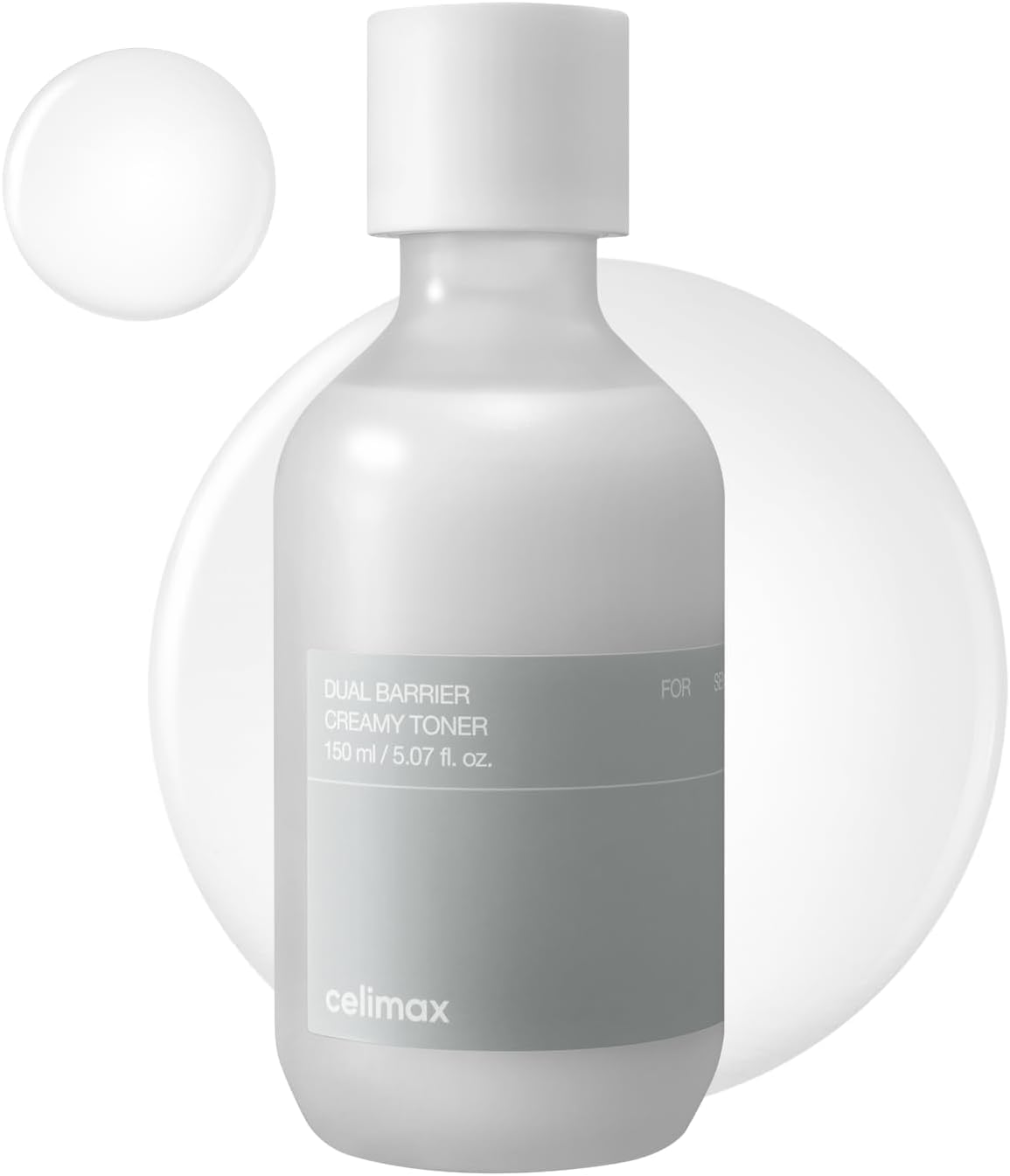 Celimax Dual Barrier Creamy Toner, Fragrance-Free Five-Ceramide Milk Toner for Dry and Sensitive Skin, 150 mL