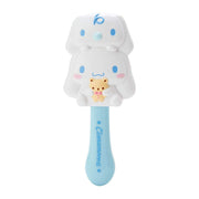 Sanrio Character-Shaped Hair Brush with Cushion Pins, Cinnamoroll, Kuromi, My Melody, Pochacco or Hangyodon