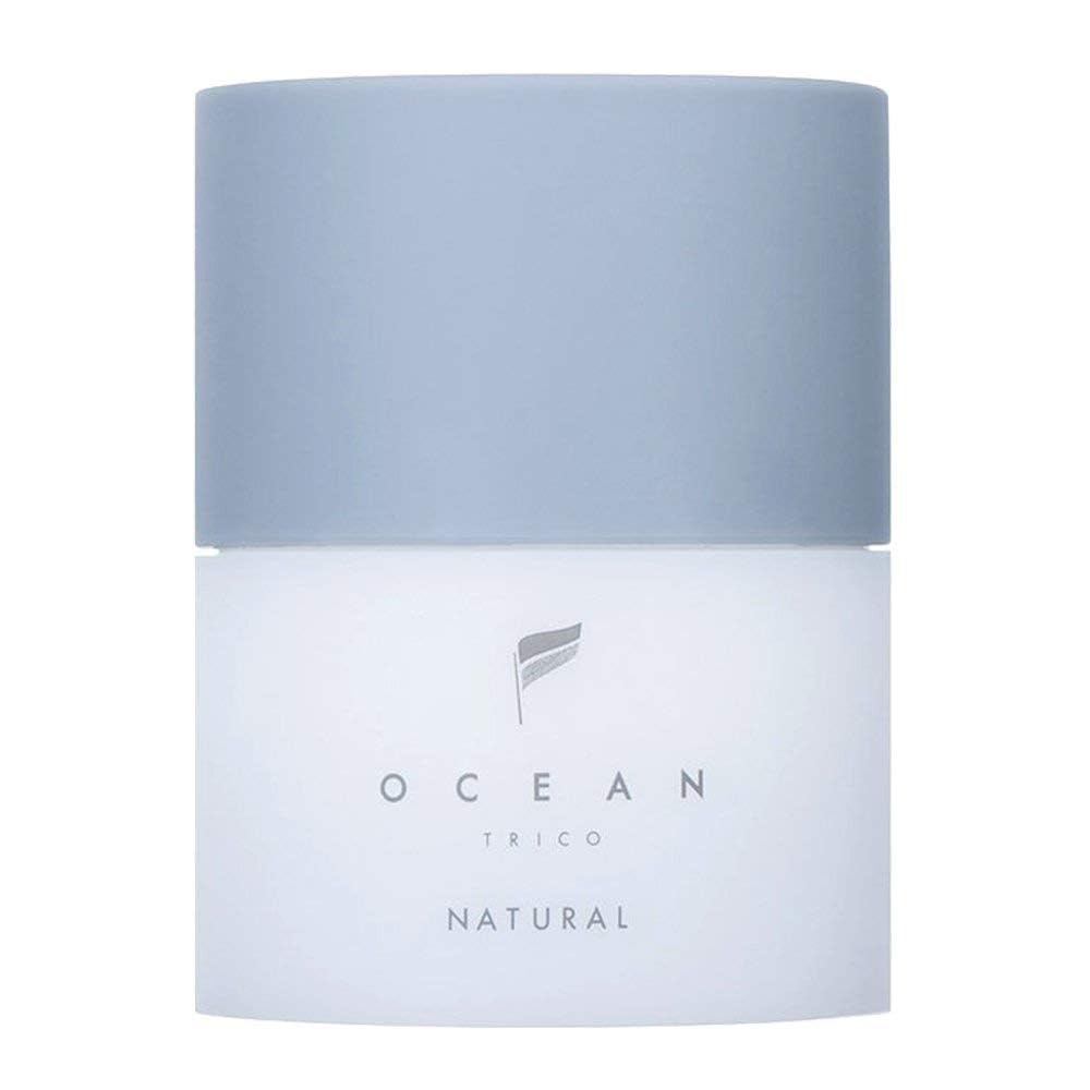 Ocean Trico Natural Hair Wax, 80 g Soft-Bundle Styling Wax with Squalane and Candelilla Wax, Made in Japan