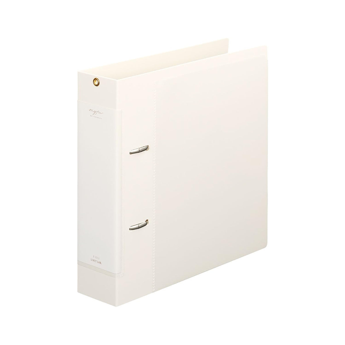 Lihit Lab Collection Ring File, Mini, A5, A5 Wide, A4, A4 Wide or A4 Super-Wide with 2 or 4 Rings and Polypropylene Cover for Cards, Photos and Papers, Jet Black or Milky White