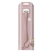 KAI Miness Back Razor for Women GA0132, Long-Handle 5-Blade Razor for the Back with 3D Swivel Head and Vitamin E, Ceramide and Argan Oil Smoother