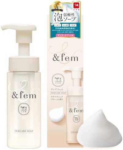 andfem Femme Care Foaming Soap 150mL bottle and box