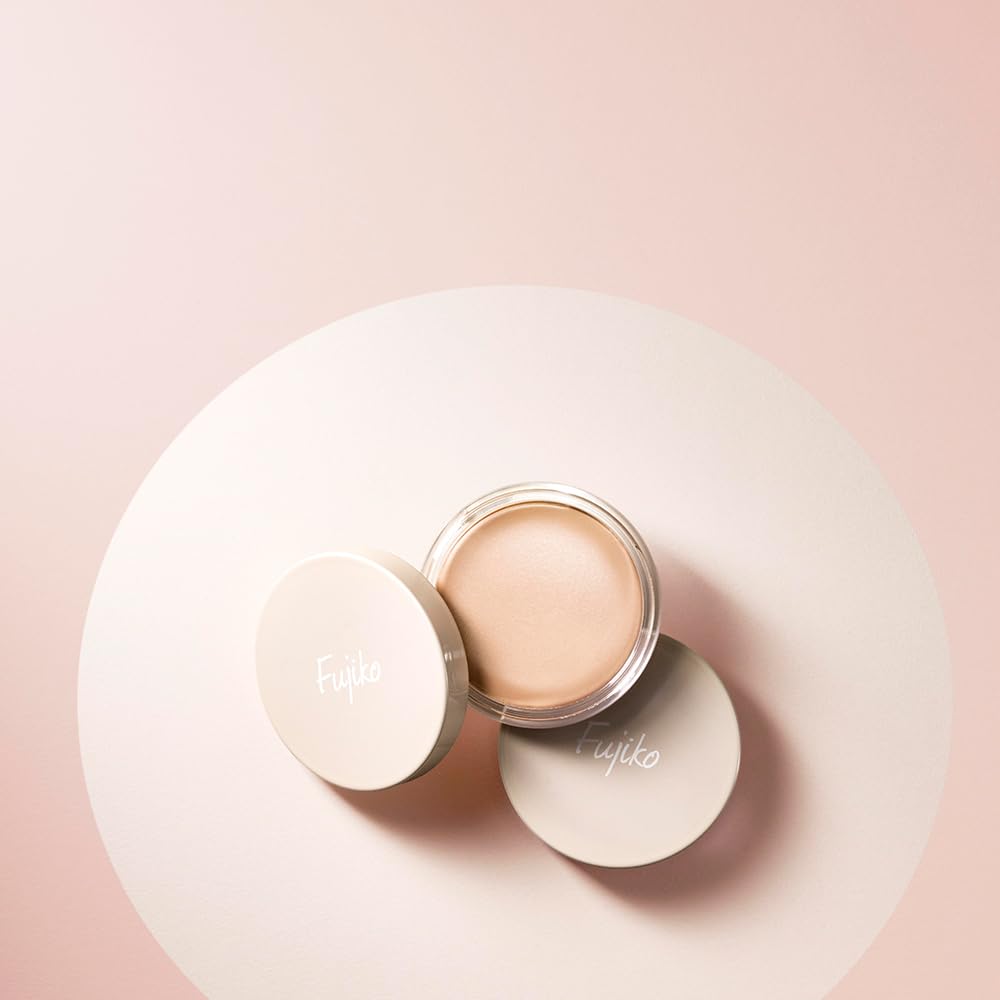 Fujiko Poreless Pore-Covering Cream, Beige Makeup Base and Touch-Up Primer for Pores and Redness, 10 g