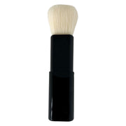 Kumano Fude Portable Makeup Brush with Cap, Compact Blush and Foundation Brush, Made in Japan