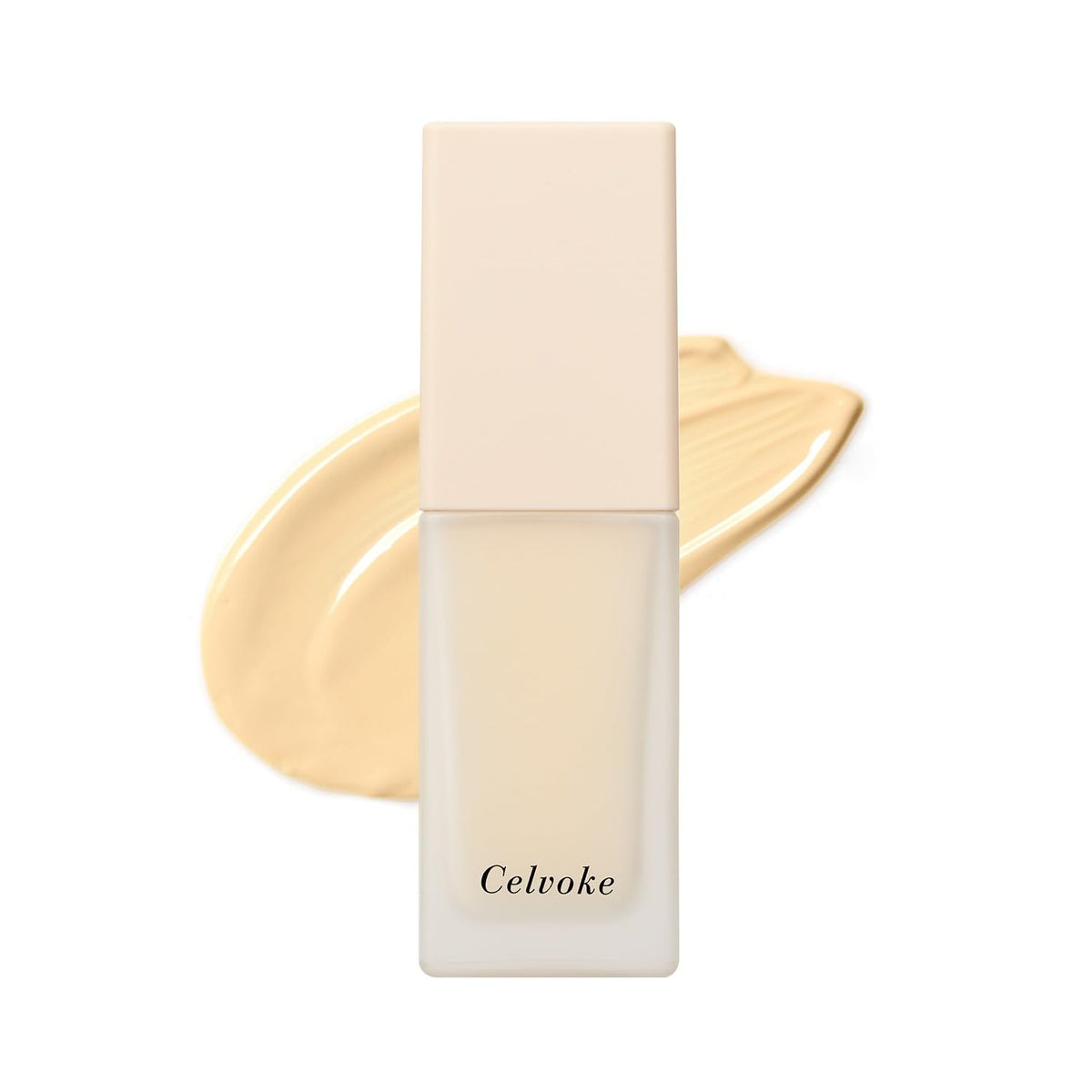 Celvoke Rare Glow Primer, SPF22 PA++ Non-Pearl Glow Makeup Base in Light Beige or Soft Yellow
