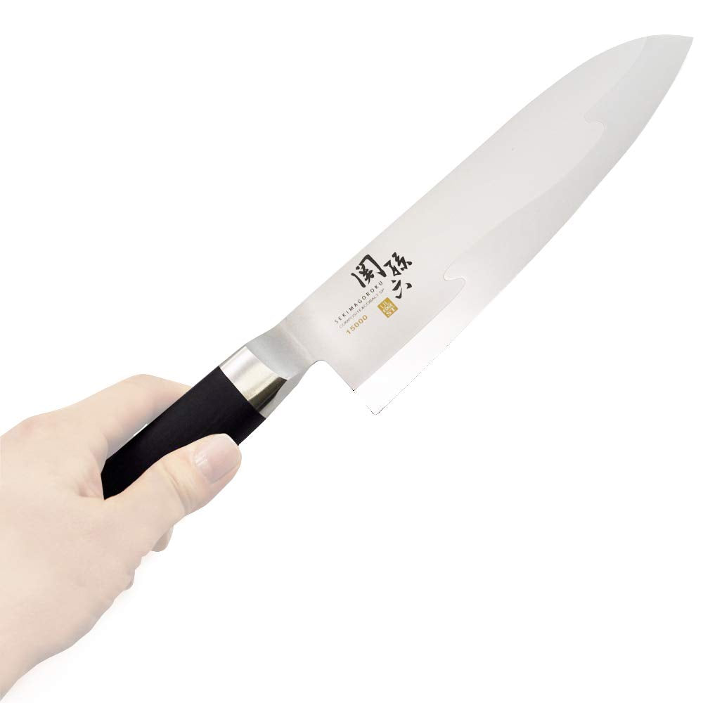 KAI Seki Magoroku 15000ST Brazed-Contrast Santoku Knife 165 mm (AE5300)