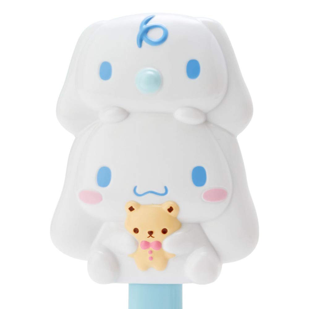 Sanrio Character-Shaped Hair Brush with Cushion Pins, Cinnamoroll, Kuromi, My Melody, Pochacco or Hangyodon