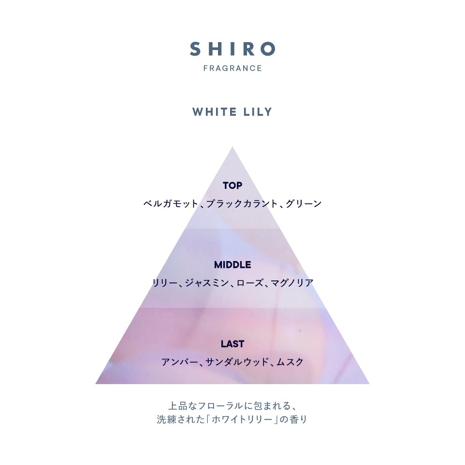 SHIRO White Lily Hair Oil 30 mL, Lightweight Moisturising Hair Oil with Crambe Abyssinica Seed Oil and Jojoba Seed Oil