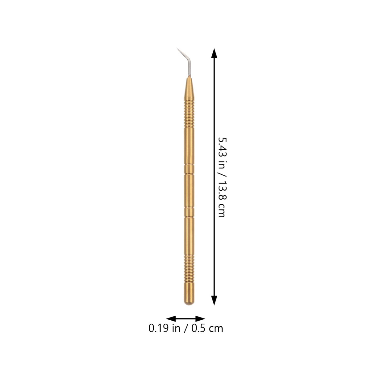 Frcolor Eyelash Lift Stick B3, Stainless Steel Lash Lifting and Separating Tool for Eyelash Perm and Extensions, Gold, 13.8 cm