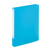 Lihit Lab Punchless File F7032, One-Touch Lever Clamp Binder A4-S for 160 Sheets, PP Cover with Finger Hole, 28 x 245 x 306 mm, 176 g, 7 Colours