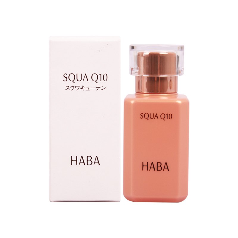HABA Squa Q10 30 ml, Squalane Facial Oil with Coenzyme Q10 and Tocopherol, Free of Mineral Oil and Surfactants