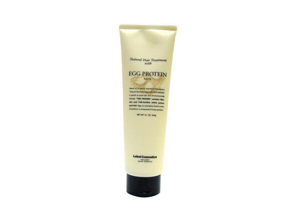 Lebel Natural Hair Treatment with Egg Protein, Moisturizing Salon Hair Treatment, 260 g