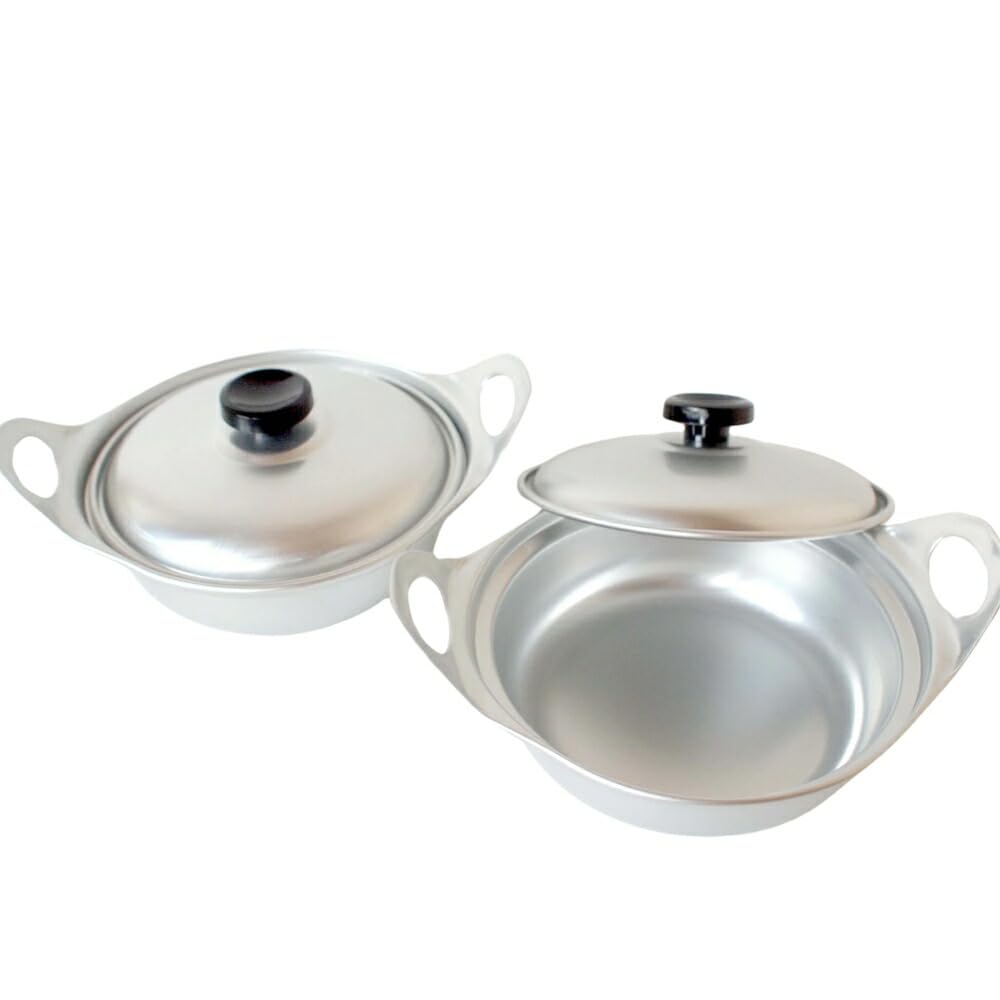 Daiya-jirushi Uncoated Aluminium Yosenabe One-Person Pot — 125g
