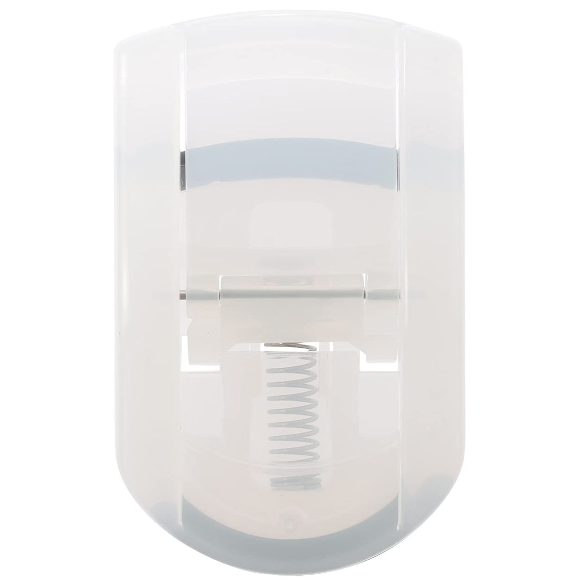 MUJI Portable Eyelash Curler, Compact Clear Curler with Replacement Rubber