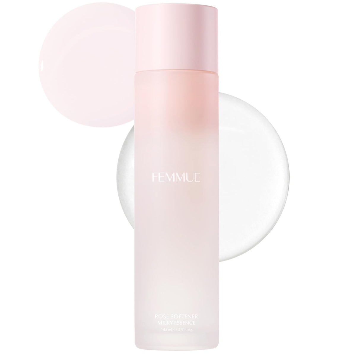 FEMMUE Rose Milky Essence, Two-Layer Rose Water and Cream Lotion with Rose PDRN and Hyaluronic Acids, 145 ml