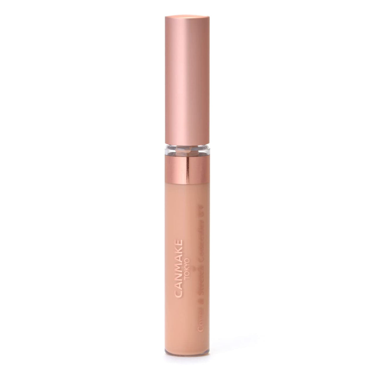 Canmake Cover and Stretch Concealer UV, Waterproof Liquid Concealer SPF30 PA++ for Spots, Dark Circles and Pores, 7.5 g