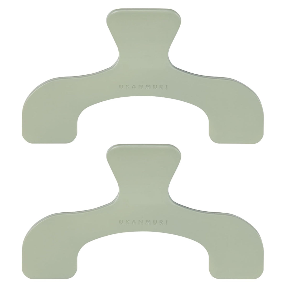 Sunstar Ukanmuri Book Page Clip, ABS Clip that Holds a Book Open at Two Points Without Hiding the Middle, Standard 120 x 76 x 40 mm or Mini 72 x 47 x 25 mm, Six Colours, Single or Set of 2