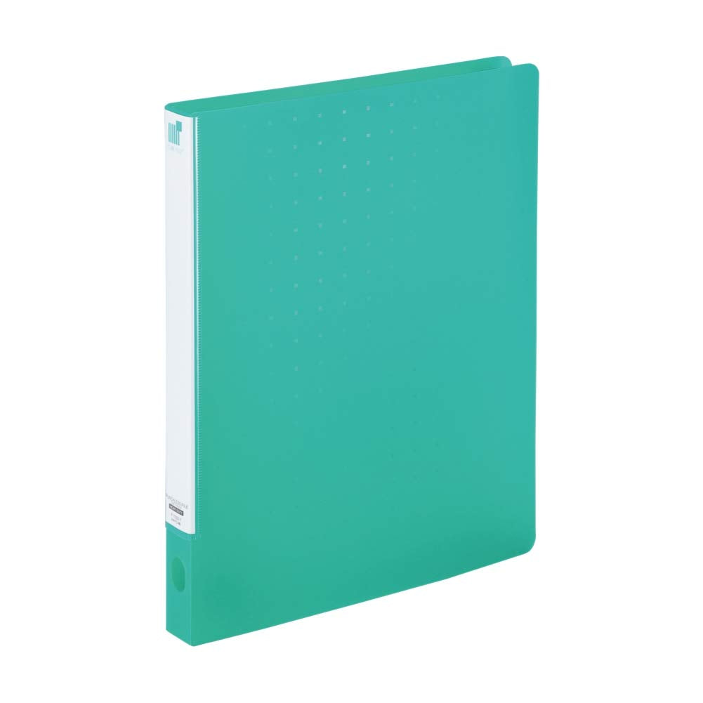 Lihit Lab Punchless File F7032, One-Touch Lever Clamp Binder A4-S for 160 Sheets, PP Cover with Finger Hole, 28 x 245 x 306 mm, 176 g, 7 Colours