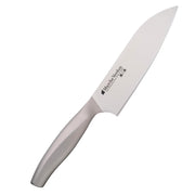 Shimomura Marche Verdun Seamless Stainless Santoku Knife 165 mm (45373), Hollow Handle, Dishwasher Compatible